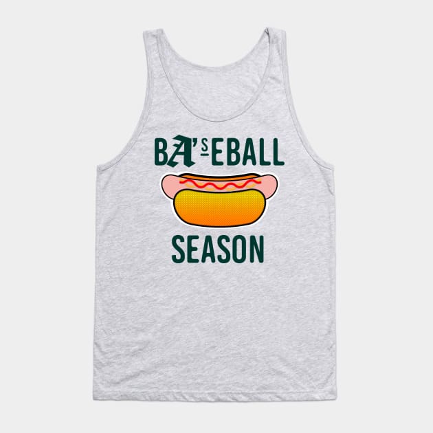 Baseball Season - Hotdog Tank Top by mikelcal